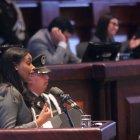 La fiscal Diana Salazar fue una de los cuatro funcionarios que rindió cuentas en la Asamblea Nacional.