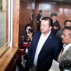 El asambleísta Fabricio Villamar presentó en Gestión Documental la denuncia contra la legisladora Karina Artega