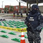 Incautación. La droga fue encontrada en sacos de yute.
