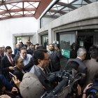 Diligencia. Fernando Villavicencio, el periodista que investigó el caso, ingresó ayer a la Corte Nacional.