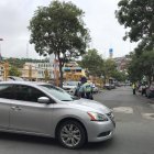 Los carros ya no pueden ingresar a la calle José Manuel Matheu, desde la vía Padre Aguirre.