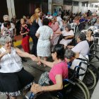 Fiesta. Fabiola Vinueza bailó toda la mañana en la celebración.