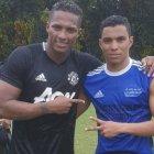 Jefferson Montero (derecha) está ilusionado con la posibilidad de juntarse con Antonio Valencia en Liga de Quito