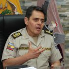 El general Víctor Aráus, jefe de la Zona 8 de la Policía.