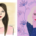 Viñetas de las ilustradoras @sofiaweidner y @paulinapaulipau. Bajo la etiqueta #ingridescamillachallenge, varios homenajes gráficos han sido difundidos en redes sociales.