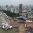 Imagen de archivo de la noria, ubicada en el Malecón Simón Bolívar de Guayaquil.