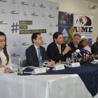 Los empresarios realizaron la rueda de prensa la mañana de este 18 de febrero de 2020.