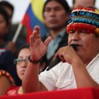 Jaime Vargas, líder de la Conaie.