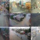 Las inundaciones se deben a las lluvias que se registraron la madrugada de este mismo día.