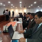 El fiscal subrogante Wilson Toainga asiste a la audiencia preparatoria por el incendio de la Contraloría