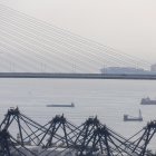 Los barcos, en gran parte, no pueden entrar a Hong Kong