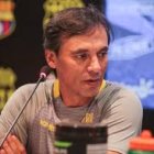 Fabián Bustos dio sus declaraciones previo al viaje de Barcelona a Brasil, donde enfrentará a Flamengo por la Copa Libertadores.