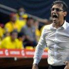 El técnico de Barcelona cuestionó el arbitraje de Franklin Congo en el partido ante Liga de Quito.