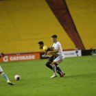 El partido entre Barcelona y Liga de Portoviejo por la primera fecha se lo jugó sin público.