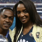 El futbolista ecuatoriano Renato Ibarra junto a su esposa, Lucely Chalá, cuando todo era amor en su relación.