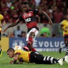 Barcelona la está pasando mal en la fase de grupos de la Copa Libertadores. La noche del miércoles 11 demarzo fue goleado en Brasil.