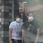 Jóvenes caminan por el centro de Guayaquil, usando mascarillas por el coronavirus.

PERIODISTA : LINA ZAMBRANO  

FECHA : 12/03/2020 

Agencia (ag-extra)