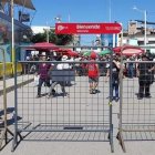 El Puente Internacional de Huaquillas fue cerrado esta mañana por militares.
