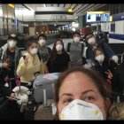 Los estudiantes viajaron a Inglaterra el 28 de febrero pasado, desde Guayaquil.