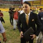 Carlos Alfaro Moreno, presidente de Barcelona, está pendiente de la plantilla en el estado de emergencia.