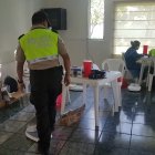 Los cadetes de la Policía donaron el miércoles 740 pintas de sangre para la Cruz Roja