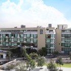 Así lucía el edificio de la Contraloría antes del incendio provocado por manifestantes en el marco de la protesta indígena.