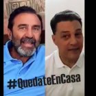 Nassib Neme y Carlos Alejandro Alfaro Moreno, presidentes de Emelec y Barcelona, realizaron un llamado conjunto ante la pandemia del coronavirus.