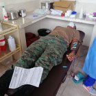 Las Fuerzas Armadas se unieron a la donación de sangre ante la deficiencia de pintas que registra la Cruz Roja