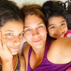 Durante la cuarentena con Sara y Martina.