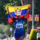 Andrés Chocho tuvo que cambiar su planificación por la postergación de los Olímpicos.