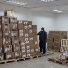 Las autoridades requisaron las mascarillas que estaban en bodegas