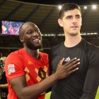 Lukaku y Courtois son amigos en la selección belga, pero rivales con sus clubes. Ahora se enfrentarán en los NBA Sundays