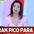 Momento en el que se registró el "blooper" al aire.