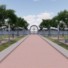 Los planes de cómo quedará el nuevo cementerio en Monte Sinaí.