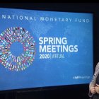 La directora del FMI, Kristalina Georgieva, dio un balance preliminar de la situación económica mundial.