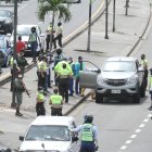 El operativo cotidiano del control de placas fue reforzado en Guayaquil.