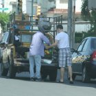 Barrio del Salado. En este sector, los vecinos se organizan hasta para comprar verduras. Jamás se aglomeran.