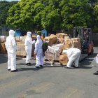 La ayuda llegó la semana pasada a Quito. Este lunes dos aviones llevaron los insumos a Guayaquil.