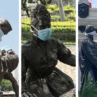 Los monumentos más representativos de Guayaquil portan mascarillas bajo la idea de concienciar a los habitantes de los cuidados que deben tener.