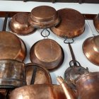 Ollas de cobre.