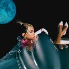 Dua Lipa presentó una versión en vivo de Don"t Start Now desde su casa mediante el Homefest de James Corden.