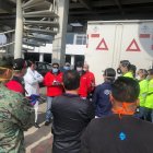 En el parque Bicentenario de Quito hubo una reunión de coordinación para el simulacro de la próxima semana