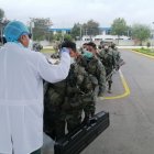 Contingente. La semana pasada Fuerzas Armadas enviaron un nuevo grupo de uniformados para reforzar los controles en Guayaquil.