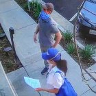 La pareja fue captada por una cámara de West Hollywood.