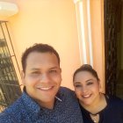 Recuerdo. Jhon Guaranda junto a su esposa Marianela, una enfermera que falleció a los 28 años de edad.