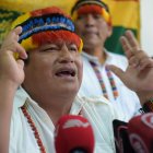 Jaime Vargas es presidente de la Confederación de Nacionalidades Indígenas del Ecuador.