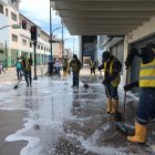 Toda la zona donde estaban los comerciantes informales, fue declarada en aislamiento.