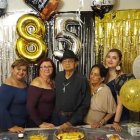 Ángel Alfonso Almeida Cabeza el día que celebró sus 85 años de edad.