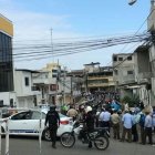 La Libertad. Ese es el panorama diario en los exteriores de los bancos.