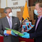 La Embajada de Estados Unidos entregó este lunes una segunda donación de materiales de bioseguridad para los militares